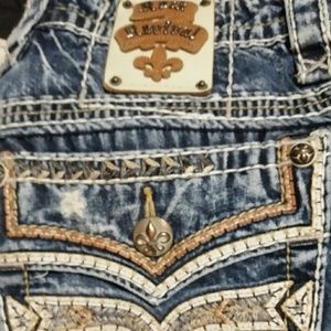 Mens Rock Revival Jean 32x30